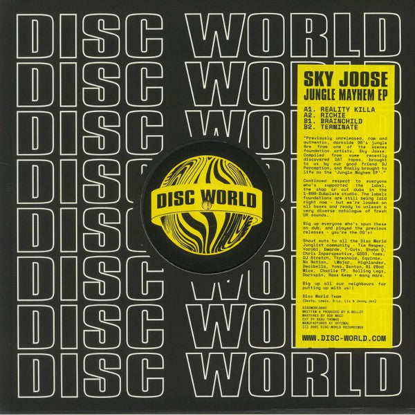 Sky Joose - Jungle Mayhem EP | Mint (M) Mint (M)-