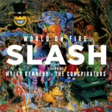 SLASH - WORLD ON FIRE (Black Vinyl 2LP) | Mint (M) Mint (M)-