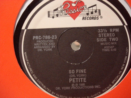 Petite - So Fine | Near Mint (NM) Generic-