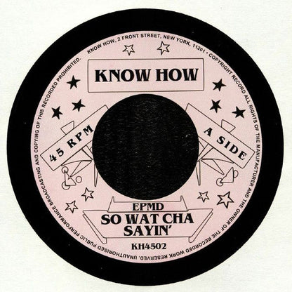 So What Cha Sayin' / You Gots To Chill | Mint (M) Generic-