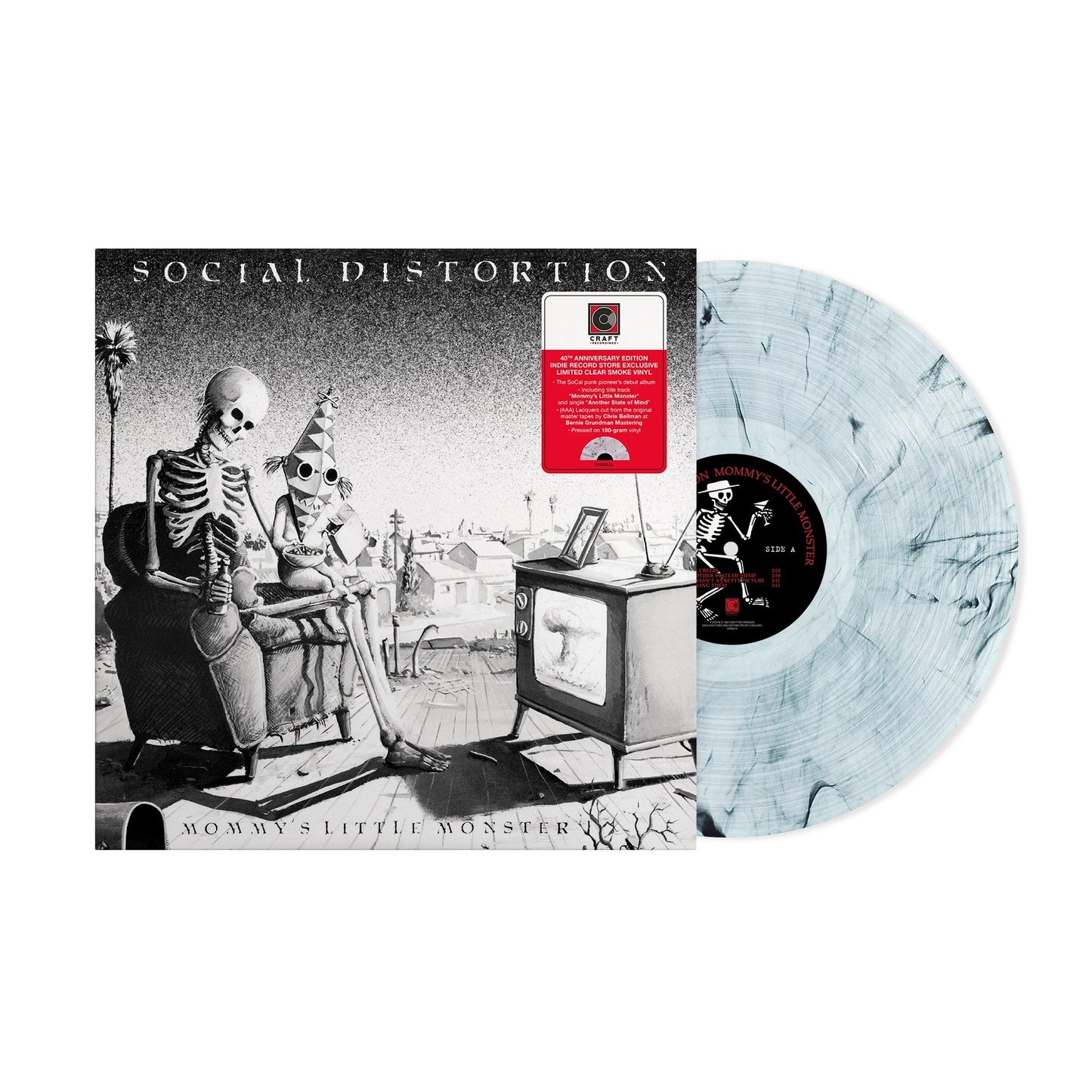 Social Distortion - Mommy's Little Monster: 40th Anniversary (IEX | CLEAR SMOKE VINYL) | Mint (M) Mint (M)-