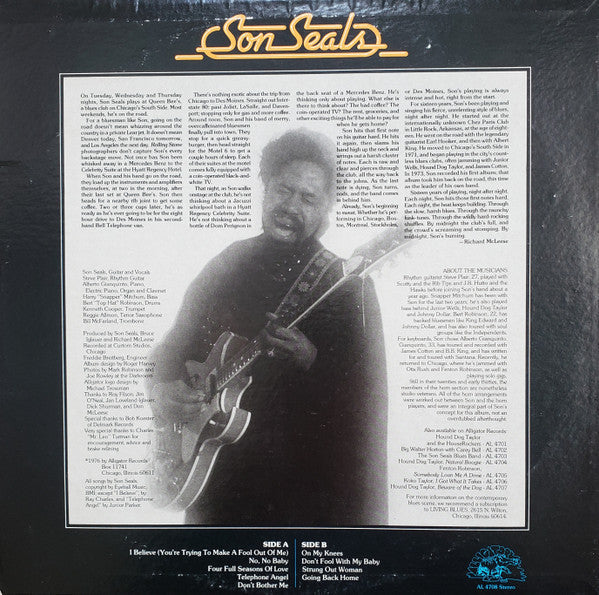 Son Seals - Midnight Son | Near Mint (NM) Very Good Plus (VG+)-