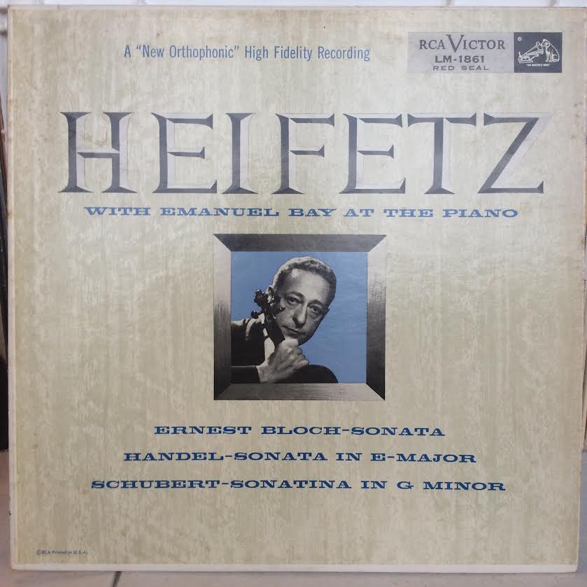 Ernest Bloch / Georg Friedrich Händel / Franz Schu - Sonata / Sonata In E Major / Sonatina In G Minor (VINYL) | Excellent+ (EX+)-