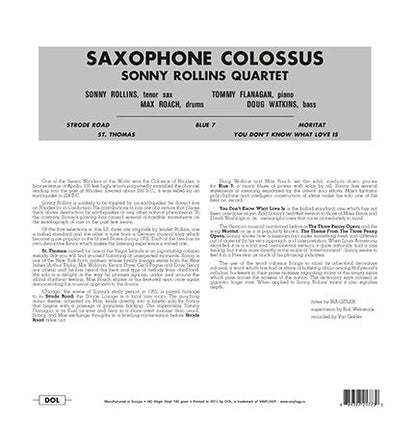 Sonny Rollins - Saxophone Colossus | Mint (M) Mint (M)-