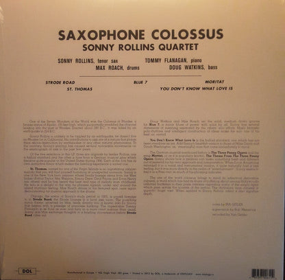Sonny Rollins - Saxophone Colossus | Mint (M) Mint (M)-