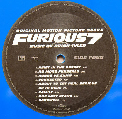 Brian Tyler - Furious 7 (Original Motion Picture Score) | Mint (M) Mint (M)-