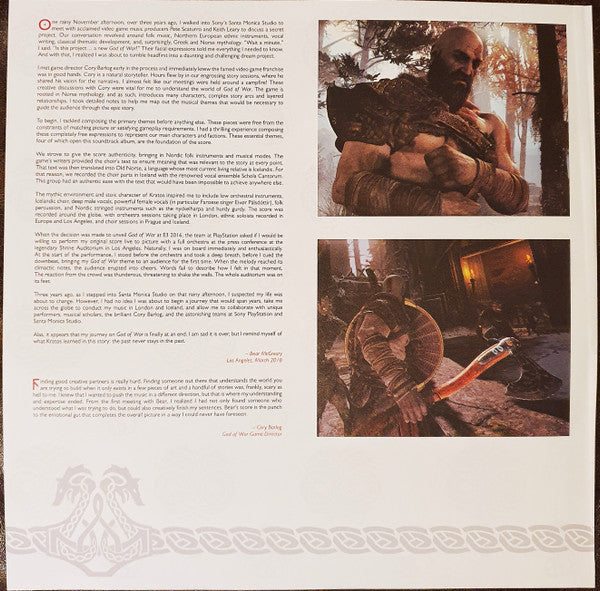 Bear McCreary God Of War 2xLP Mint (M) Mint (M)-