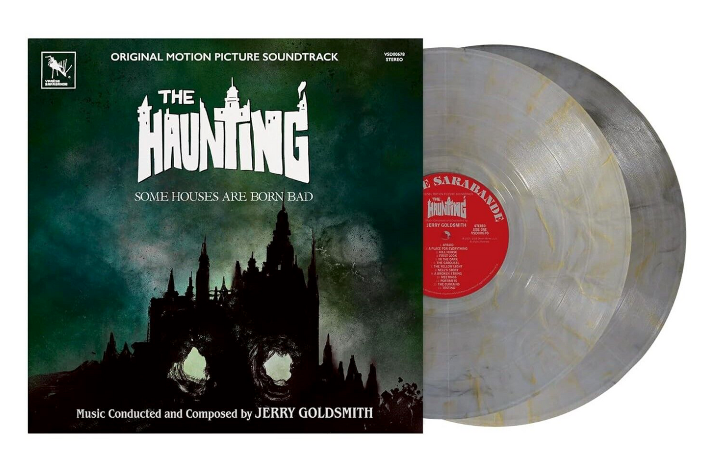 Jerry Goldsmith - The Haunting (Deluxe Black/Gold/Grey Marble VINYL 2xLP Varèse Sarabande 0159252) | NEW-