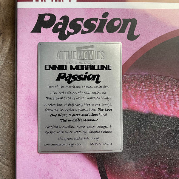 Ennio Morricone - Passion (COLOR VINYL) | Mint (M) Mint (M)-