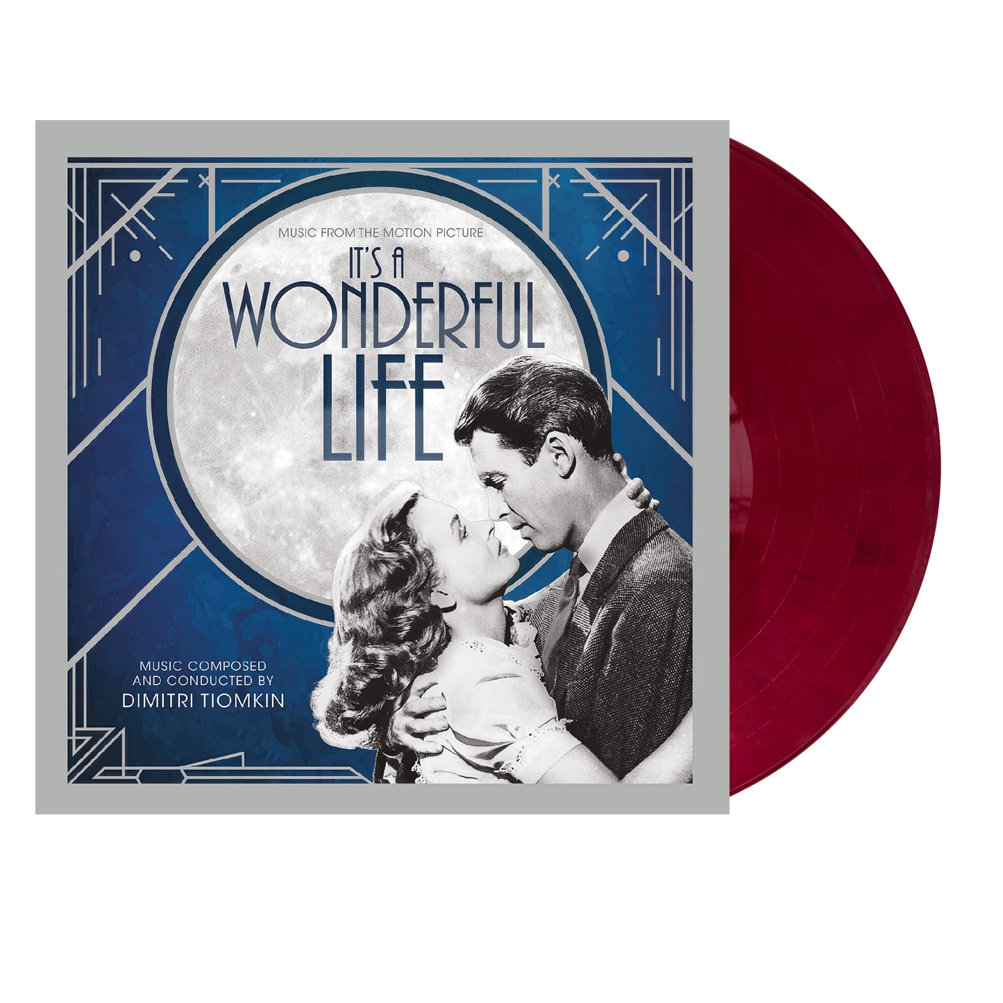 Dimitri Tiomkin - It's A Wonderful Life -- Music From The Motion Picture (Burgundy "Zuzu's Petals" Vinyl) | Mint (M) Mint (M)-