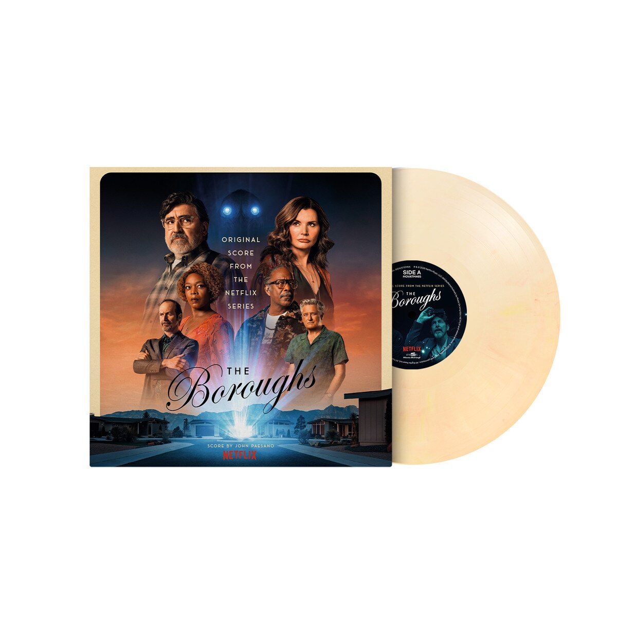 John Paesano - (PRESALE 7/31/26) Boroughs (MOV 180G YELLOW WHITE & RED MARBLED VINYL) | Mint (M) Mint (M)-