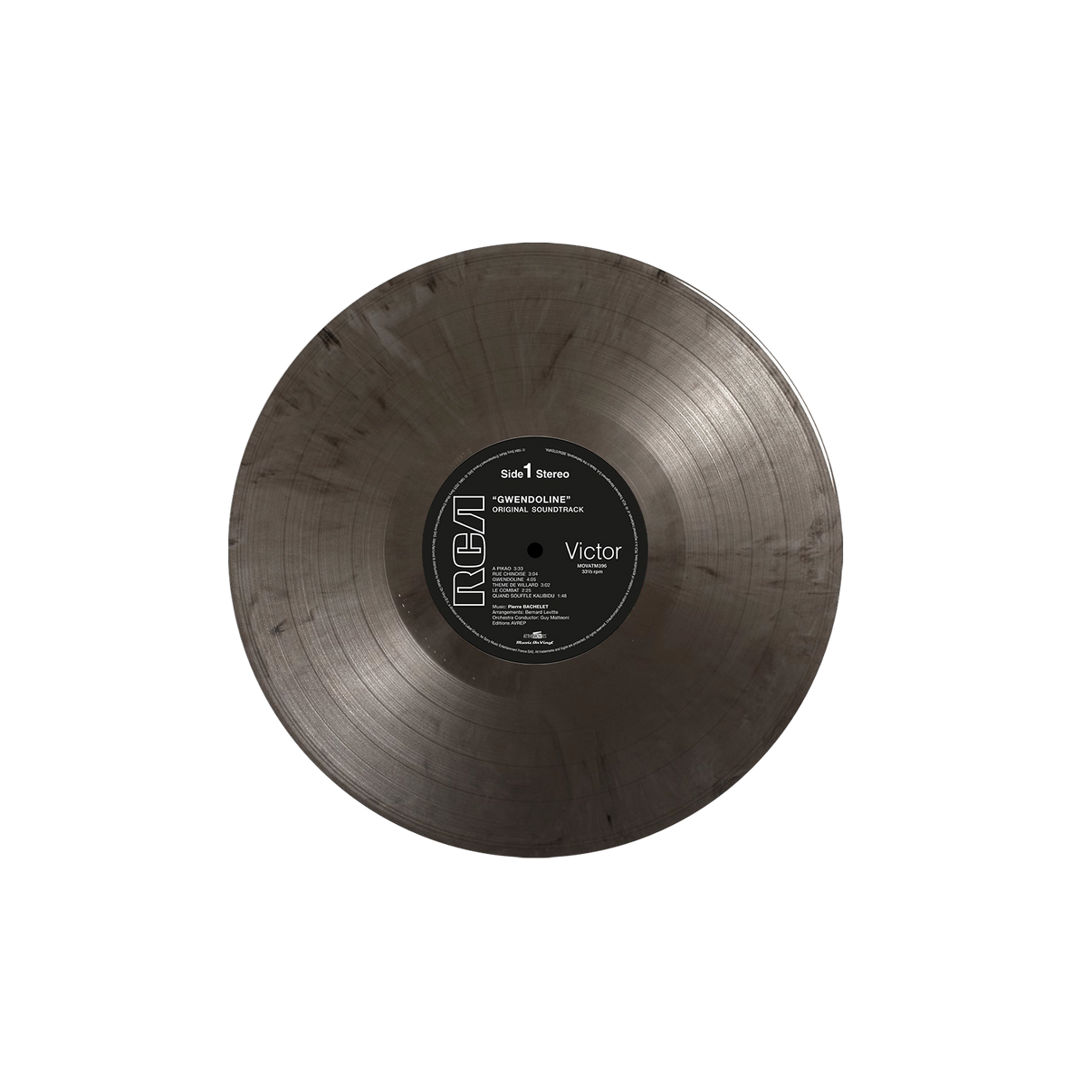 Pierre Bachelet - Gwendoline (MOV | SILVER & BLACK MARBLE VINYL) | Mint (M) Mint (M)-