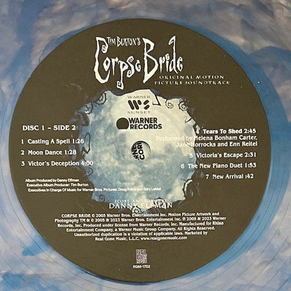 Danny Elfman - Tim Burton's Corpse Bride (IRIDESCENT BLUE VINYL | Mint (M) Mint (M)-