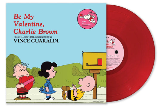 Vince Guaraldi - Be My Valentine, Charlie Brown: 50th Anniversary (IEX | "HEARTBURN" RED VINYL) | Mint (M) Mint (M)-