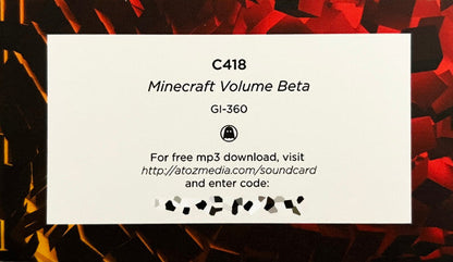 C418 - Minecraft Volume Beta (RED + YELLOW SPLATTER VINYL) | Mint (M) Mint (M)-