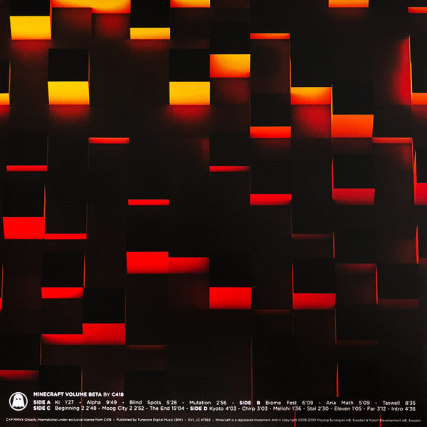 C418 - Minecraft Volume Beta (RED + YELLOW SPLATTER VINYL) | Mint (M) Mint (M)-