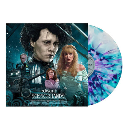 Danny Elfman - (PRE-ORDER 2/27/26) Edward Scissorhands (Blue & White w/ Purple Splatter Vinyl) | Mint (M) Mint (M)-