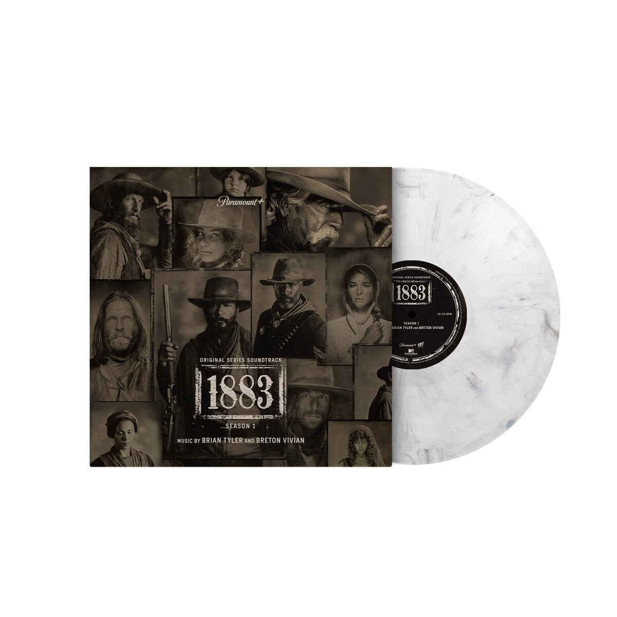 Brian Tyler & Breton Vivian - 1883 (MOV 180G ASH GREY VINYL) | NEW Mint (M) Mint (M)-