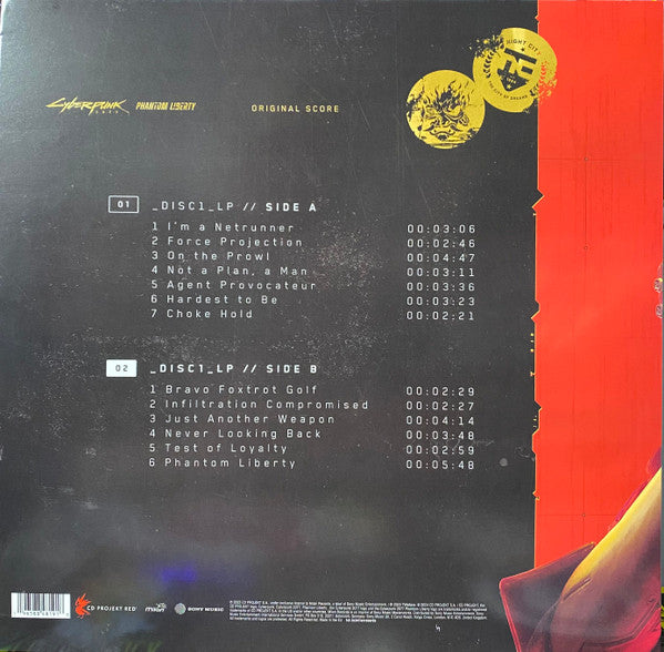 Piotr Adamczyk - Cyberpunk 2077: Phantom Liberty (Original Score) | Mint (M) Mint (M)-