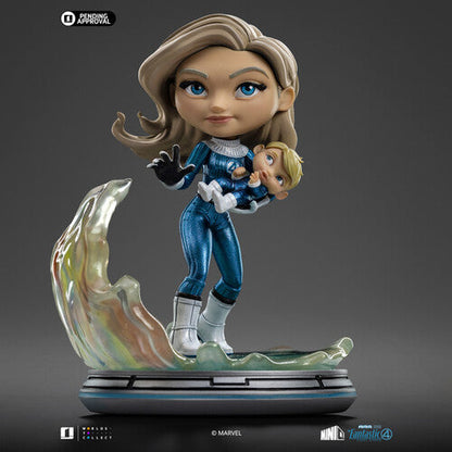 Fantastic Four - MiniCo Fantastic Four Metallic First Steps 4 Pack (Large Item, Statue, Collectible,) |-