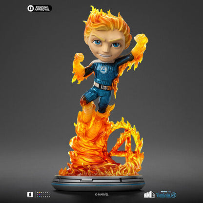 Fantastic Four - MiniCo Fantastic Four Metallic First Steps 4 Pack (Large Item, Statue, Collectible,) |-