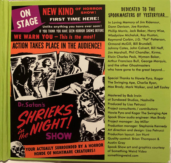 Various - Something Weird Spook Show Spectacular A-Go-Go (CD/DVD) | Mint (M) Mint (M)-