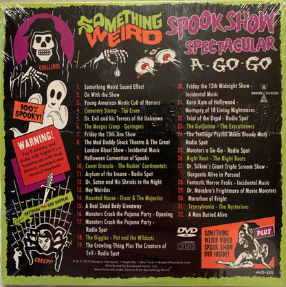 Various - Something Weird Spook Show Spectacular A-Go-Go (CD/DVD) | Mint (M) Mint (M)-