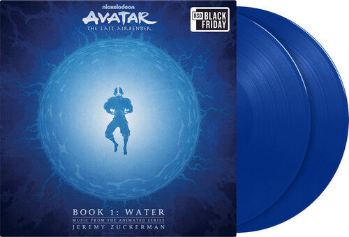 Jeremy Zuckerman - Avatar: The Last Airbender - Book 1: Water (BF 2025 RSD Exclusive, Colored Vinyl, Blue, Gatefold LP Jacket, Lenticular Cover) |-