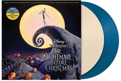 Various Artists - The Nightmare Before Christmas (2x BONE & AQUA VINYL) *SEAM SPLIT* | Mint (M)-