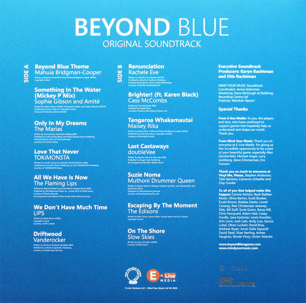 Various - Beyond Blue Original Soundtrack (COLOR VINYL - VMP) | Mint (M) Mint (M)-