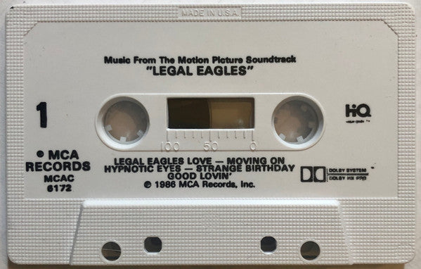 Legal Eagles (Music From The Motion Picture Soundtrack) (CASSETTE) | Mint (M) Mint (M)-