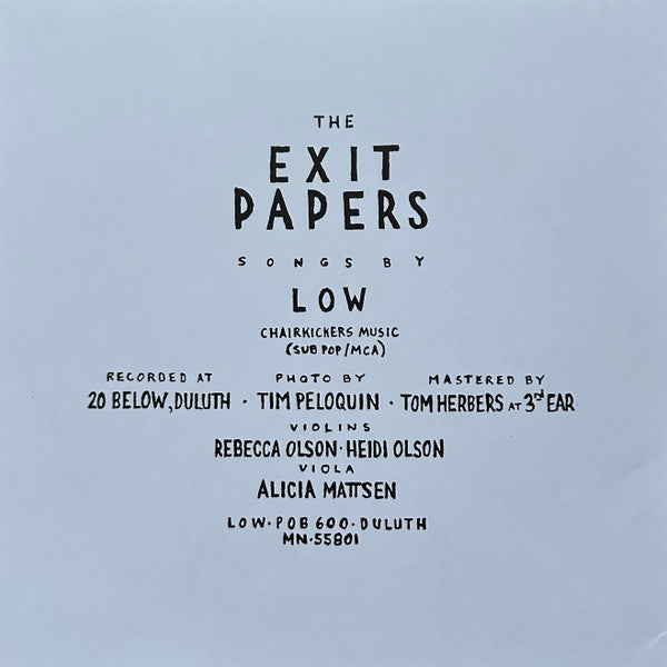 The Exit Papers (A Soundtrack By Low) (METALLIC GOLD VINYL) | Mint (M) Mint (M)-