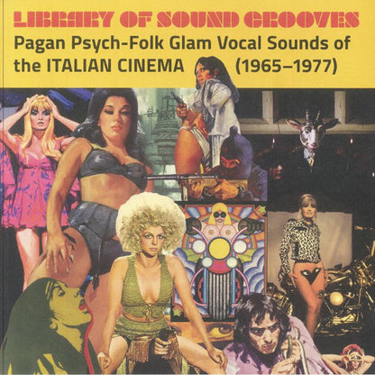 Library Of Sound Grooves: Pagan Psych-Folk Glam Vocal Sounds Of The Italian Cinema (1965 - 1977) (VINYL) | Mint (M) Mint (M)-