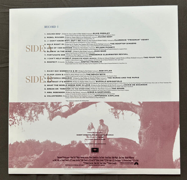 Forrest Gump (The Soundtrack) *CREASE* | Mint (M) Excellent+ (EX+)-