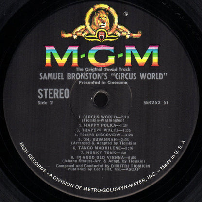 Dimitri Tiomkin - Circus World - The Original Sound Track Album (VINYL) | Mint (M) Near Mint (NM)-