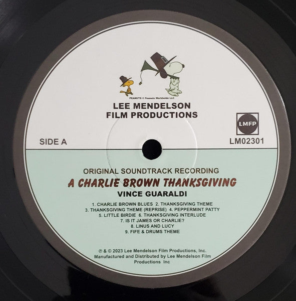 Vince Guaraldi Quintet - A Charlie Brown Thanksgiving: 50th Anniversary (VINYL) | Mint (M) Mint (M)-