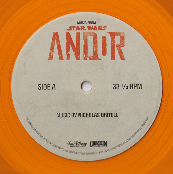 Nicholas Britell - Music From Star Wars: Andor (VINYL) | Mint (M) Mint (M)-