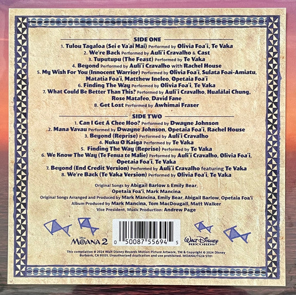 Abigail Barlow - Moana 2 (VINYL) | Mint (M) Mint (M)-