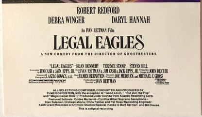 Legal Eagles (Music From The Motion Picture Soundtrack) (CASSETTE) | Mint (M) Mint (M)-