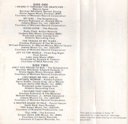 Various - The Big Chill (Original Motion Picture Soundtrack) (CASS) | Mint (M) Mint (M)-