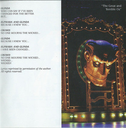 Stephen Schwartz - Wicked (Original Broadway Cast Recording) (CD) | Mint (M) Mint (M)-
