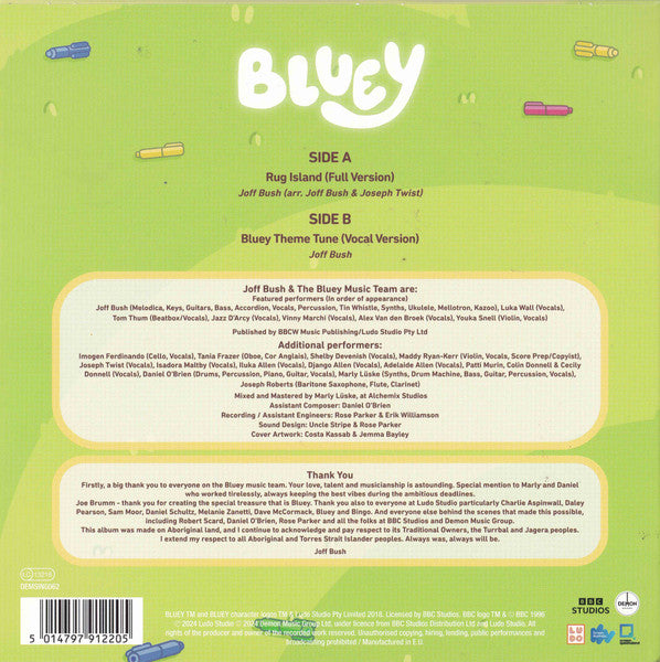 Rug Island (Full Version) (7" PICTURE VINYL) | Mint (M) Mint (M)-