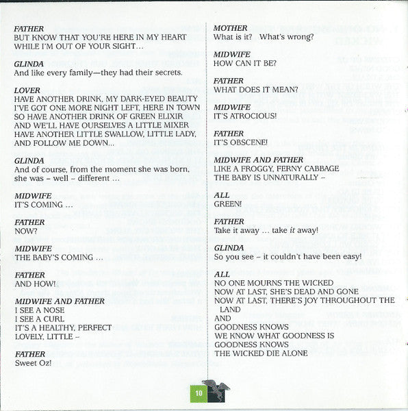 Stephen Schwartz - Wicked (Original Broadway Cast Recording) (CD) | Mint (M) Mint (M)-