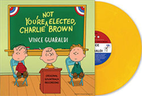 Vince Guaraldi - You're Not Elected, Charlie Brown (IEX: "WOODSTOCK" YELLOW VINYL) | Mint (M) Mint (M)-