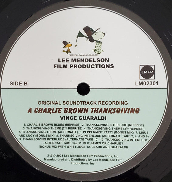 Vince Guaraldi Quintet - A Charlie Brown Thanksgiving: 50th Anniversary (VINYL) | Mint (M) Mint (M)-