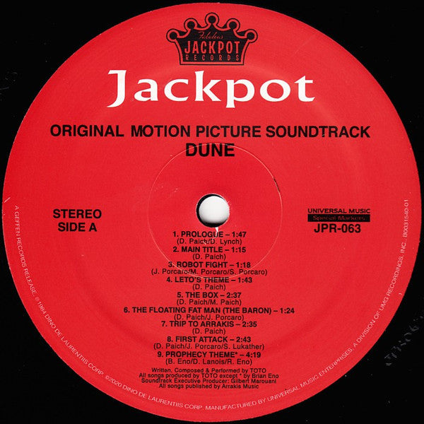 Dune (Original Soundtrack Recording)(VINYL) | Mint (M) Mint (M)-