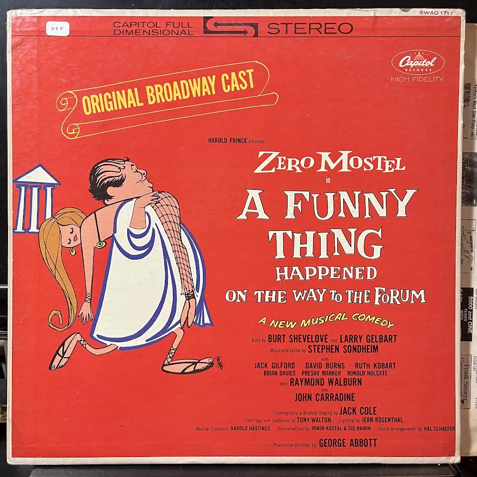 "A Funny Thing Happened On The Way To The Forum" O - A Funny Thing Happened On The Way To The Forum (VINYL) | Excellent+ (EX+) Excellent (EX)--