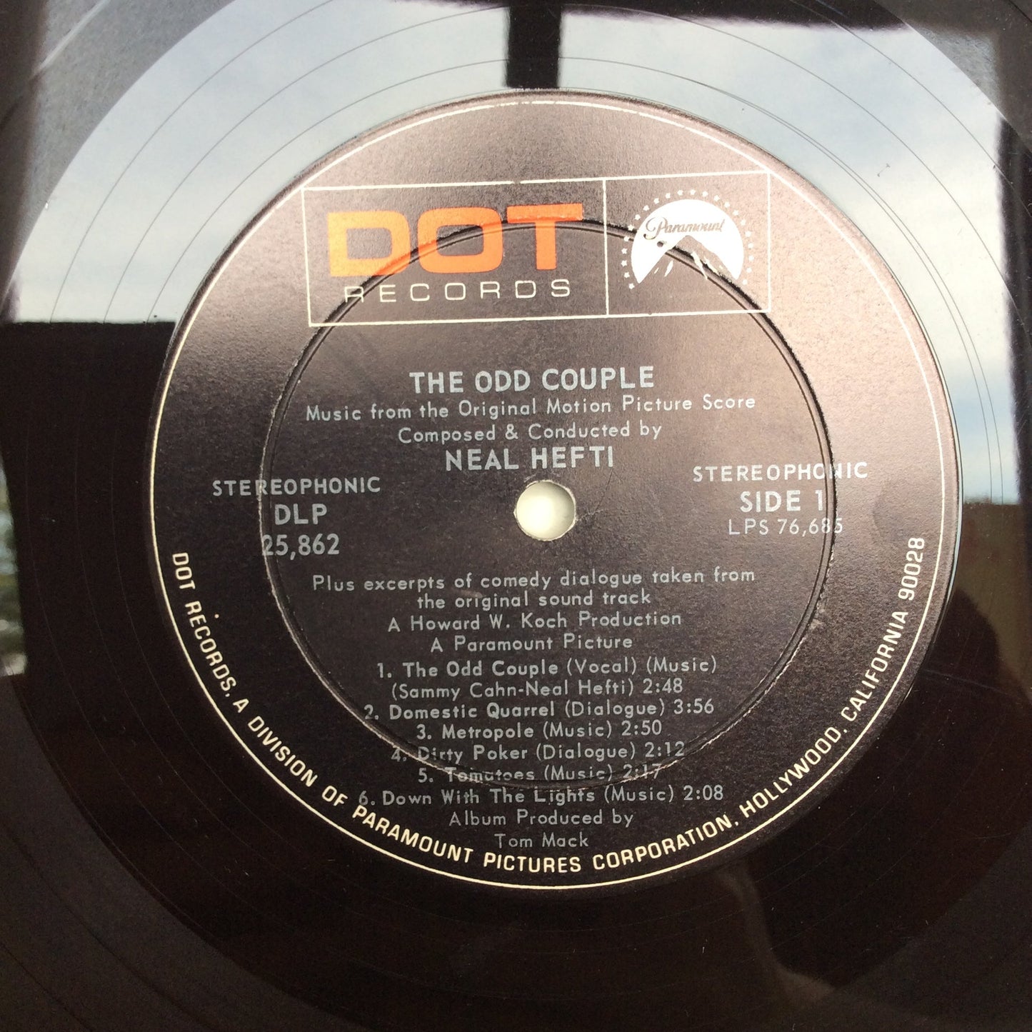 Neal Hefti - The Odd Couple (Music From The Original Motion Picture Score) (VINYL) | Excellent+ (EX+) Very Good Plus (VG+)--