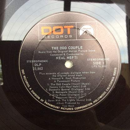 Neal Hefti - The Odd Couple (Music From The Original Motion Picture Score) (VINYL) | Excellent+ (EX+) Very Good Plus (VG+)--
