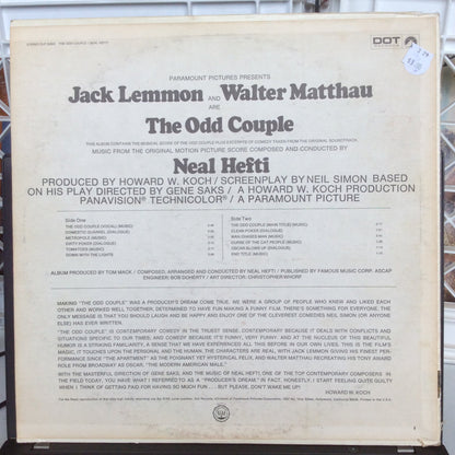 Neal Hefti - The Odd Couple (Music From The Original Motion Picture Score) (VINYL) | Excellent+ (EX+) Very Good Plus (VG+)--